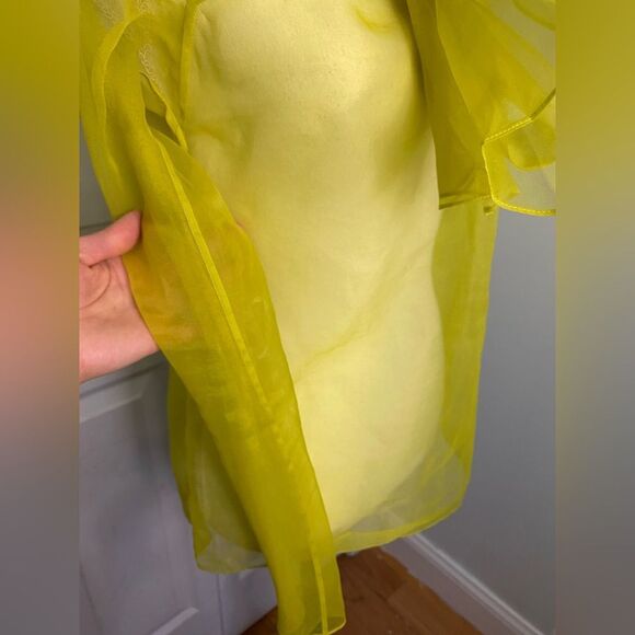 See-through Top with Graphic & Architectural Curves - Picture 7 of 7